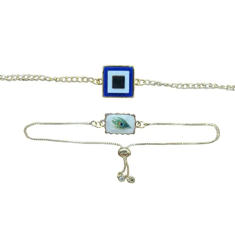 Stylish Evil Eye Rakhi Lumba